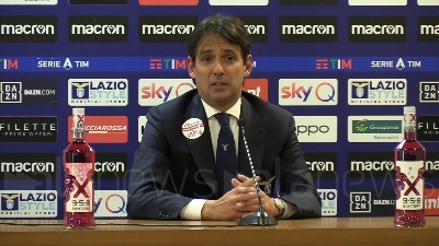 Scene from Lazio-Inter, Inzaghi: "Noi l'anti-Juve? Ci proveremo fino alla fine"
