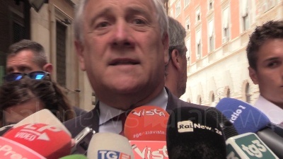Scene from Elezioni europee, Tajani: "Ok Lega ma non faremo alleanze con Le Pen e Alternative für Deutschland"