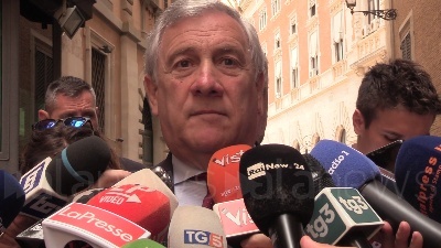 Scene from Elezioni europee, Tajani: "Ok Lega ma non faremo alleanze con Le Pen e Alternative für Deutschland"