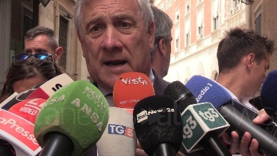 Scene from Elezioni europee, Tajani: "Ok Lega ma non faremo alleanze con Le Pen e Alternative für Deutschland"