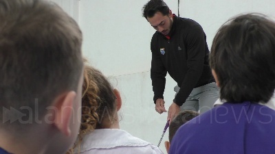 Scene from Progetto Fig, golf a scuola a C.Volturno