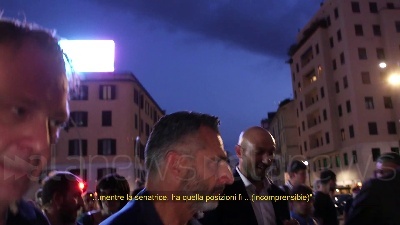 Scene from Fuorionda di Conte a Milano: "Nuovo stadio grande speculazione"