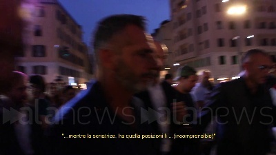 Scene from Fuorionda di Conte a Milano: "Nuovo stadio grande speculazione"