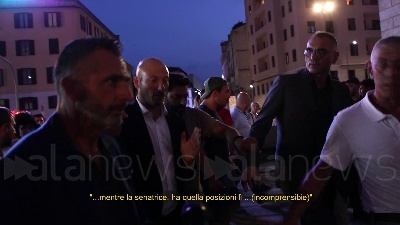 Scene from Fuorionda di Conte a Milano: "Nuovo stadio grande speculazione"