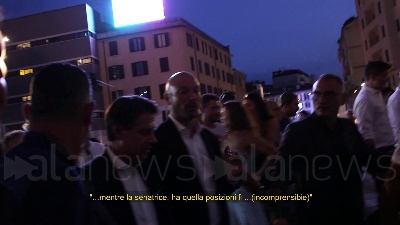 Scene from Fuorionda di Conte a Milano: "Nuovo stadio grande speculazione"