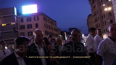 Scene from Fuorionda di Conte a Milano: "Nuovo stadio grande speculazione"