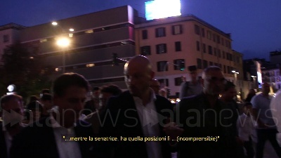 Scene from Fuorionda di Conte a Milano: "Nuovo stadio grande speculazione"