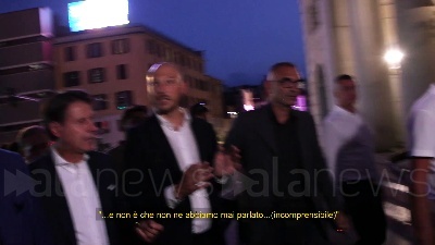 Scene from Fuorionda di Conte a Milano: "Nuovo stadio grande speculazione"