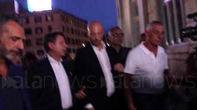 Scene from Fuorionda di Conte a Milano: "Nuovo stadio grande speculazione"