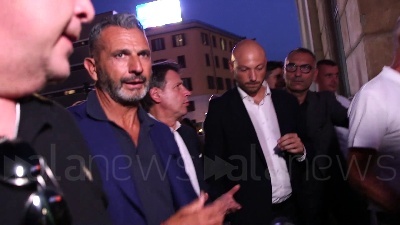 Scene from Fuorionda di Conte a Milano: "Nuovo stadio grande speculazione"