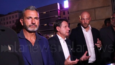 Scene from Fuorionda di Conte a Milano: "Nuovo stadio grande speculazione"
