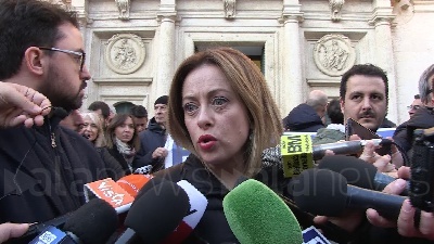 Scene from Manovra, Meloni: "E' dichiarazione di guerra verso chi lavora e produce"