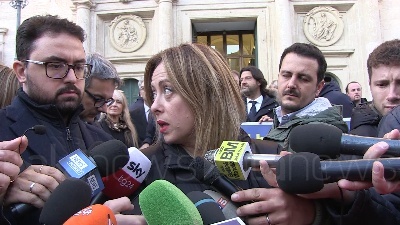 Scene from Manovra, Meloni: "E' dichiarazione di guerra verso chi lavora e produce"