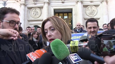 Scene from Manovra, Meloni: "E' dichiarazione di guerra verso chi lavora e produce"