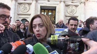 Scene from Manovra, Meloni: "E' dichiarazione di guerra verso chi lavora e produce"