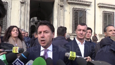 Scene from Regionali,Conte: "Rensioni Pd-M5S? Numeri in Parlamento immutati"