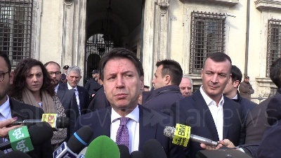 Scene from Regionali,Conte: "Rensioni Pd-M5S? Numeri in Parlamento immutati"