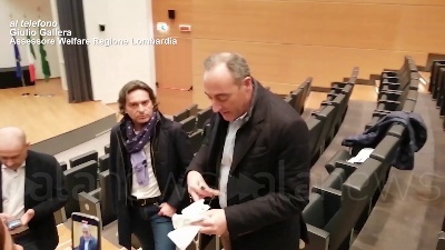 Scene from Coronavirus, Gallera: "Che rabbia nel vedere quelle mascherine inutili"