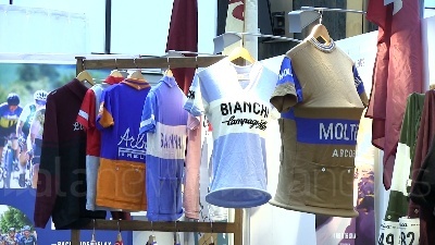 Scene from Corsa Eroica, inaugurazione della mostra sulla corsa di bici d'epoca al Parlamento europeo