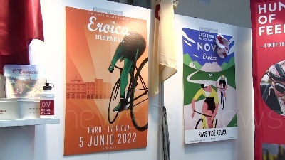 Scene from Corsa Eroica, inaugurazione della mostra sulla corsa di bici d'epoca al Parlamento europeo