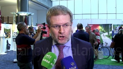 Scene from Corsa Eroica, inaugurazione della mostra sulla corsa di bici d'epoca al Parlamento europeo