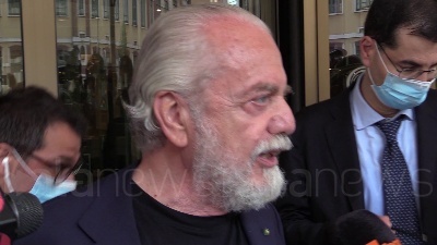 Scene from Diritti tv, De Laurentiis: "Nessuna decisione, illustrate offerte e ore le studieremo"