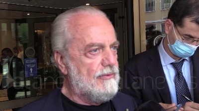 Scene from Diritti tv, De Laurentiis: "Nessuna decisione, illustrate offerte e ore le studieremo"
