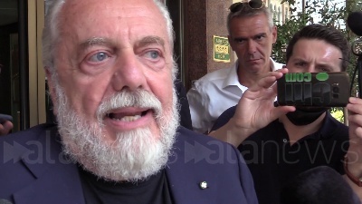 Scene from Diritti tv, De Laurentiis: "Nessuna decisione, illustrate offerte e ore le studieremo"