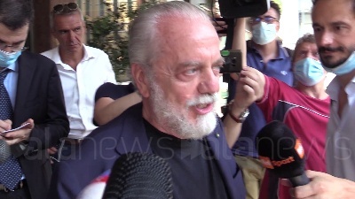 Scene from Diritti tv, De Laurentiis: "Nessuna decisione, illustrate offerte e ore le studieremo"