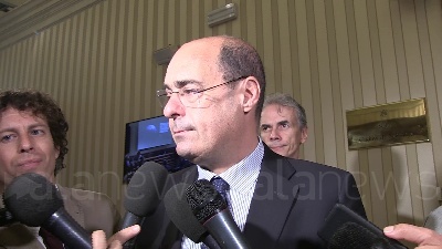 Scene from Zingaretti: "Di Maio ipocrita, litiga con Salvini per metà giornata poi ci fa pace"