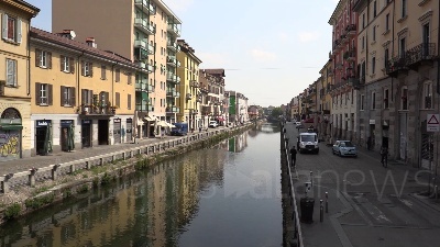 Scene from Milano, i Navigli si preparano in vista delle riaperture