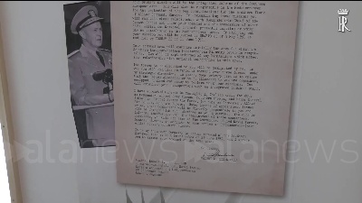 Scene from 70 anni di Nato in Italia, Mattarella visita il Comando Jfc di Napoli