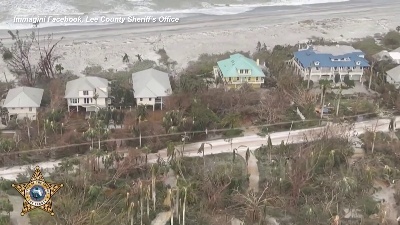 Scene from L'uragano Ian devasta il sud-ovest della Florida