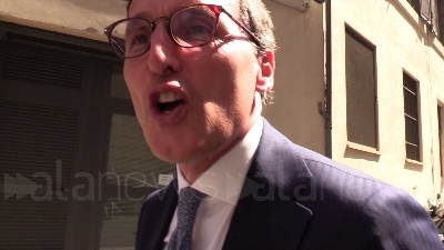 Scene from Boccia: "Nominato Gentiloni all'unanimità e con il sorriso di tutti"