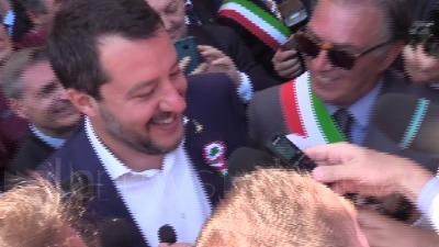 Scene from 2 Giugno, Salvini: "Parole Fico fanno girare scatole"