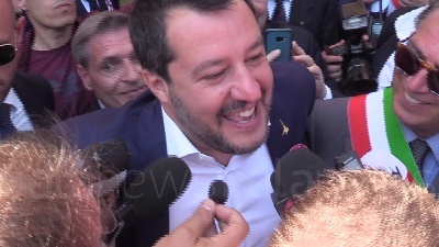 Scene from 2 Giugno, Salvini: "Parole Fico fanno girare scatole"