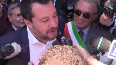 Scene from 2 Giugno, Salvini: "Parole Fico fanno girare scatole"