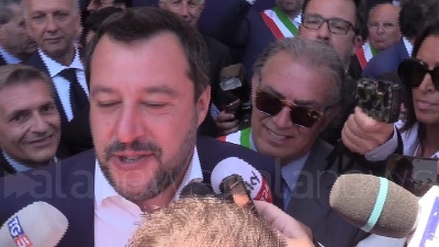 Scene from 2 Giugno, Salvini: "Parole Fico fanno girare scatole"