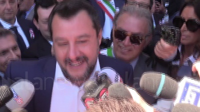 Scene from 2 Giugno, Salvini: "Parole Fico fanno girare scatole"