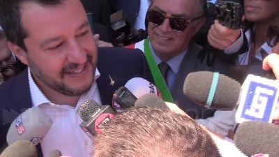 Scene from 2 Giugno, Salvini: "Parole Fico fanno girare scatole"
