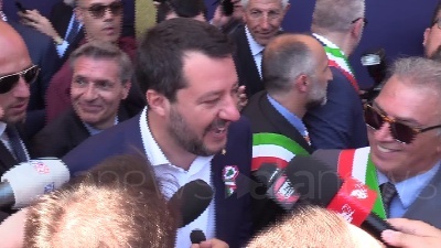Scene from 2 Giugno, Salvini: "Parole Fico fanno girare scatole"