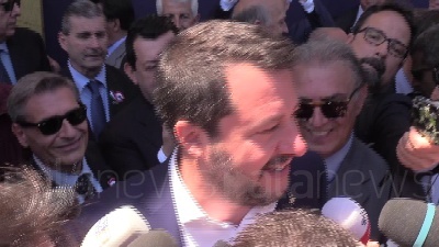 Scene from 2 Giugno, Salvini: "Parole Fico fanno girare scatole"