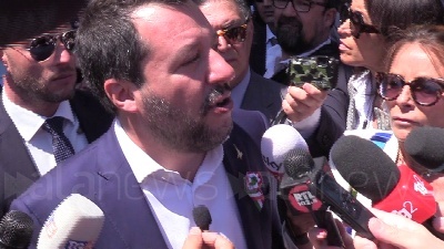 Scene from 2 Giugno, Salvini: "Parole Fico fanno girare scatole"