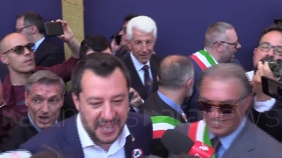 Scene from 2 Giugno, Salvini: "Parole Fico fanno girare scatole"