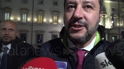 Scene from Decretone, Salvini: "Quota 100 per gli italiani. Nuova governance INPS e INAIL"