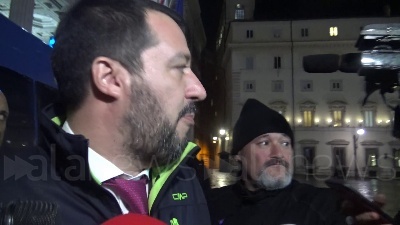 Scene from Decretone, Salvini: "Quota 100 per gli italiani. Nuova governance INPS e INAIL"