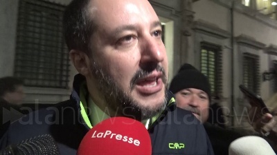 Scene from Decretone, Salvini: "Quota 100 per gli italiani. Nuova governance INPS e INAIL"