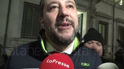 Scene from Decretone, Salvini: "Quota 100 per gli italiani. Nuova governance INPS e INAIL"