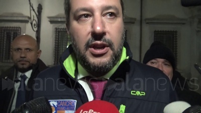 Scene from Decretone, Salvini: "Quota 100 per gli italiani. Nuova governance INPS e INAIL"
