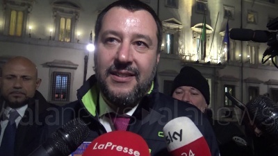 Scene from Decretone, Salvini: "Quota 100 per gli italiani. Nuova governance INPS e INAIL"
